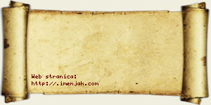 Isidor Zafirović vizit kartica